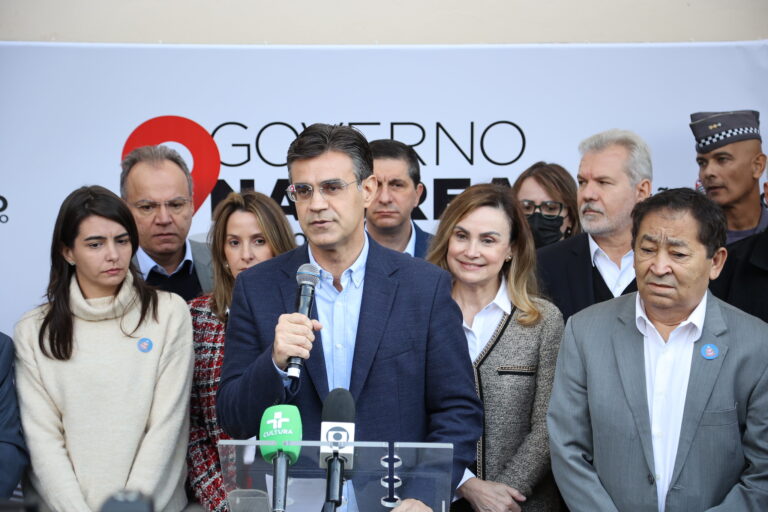 Rodrigo Garcia anuncia que governo iniciará estudos para implantação de metrô em Taboão a partir de junho