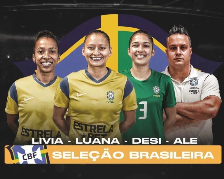 Três jogadoras do Taboão Magnus são convocadas para a Seleção Brasileira Feminina de Futsal para disputar a Copa América