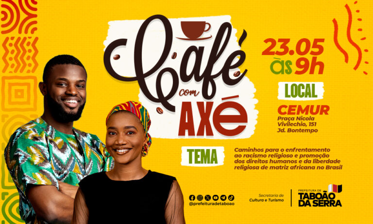 Cemur recebe encontro Café com Axé na quinta-feira, 23 de maio