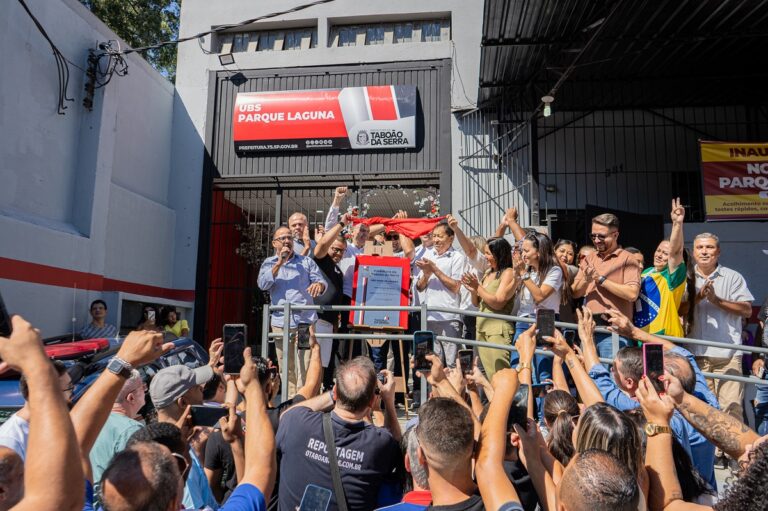 Nova UBS Parque Laguna é inaugurada em Taboão da Serra