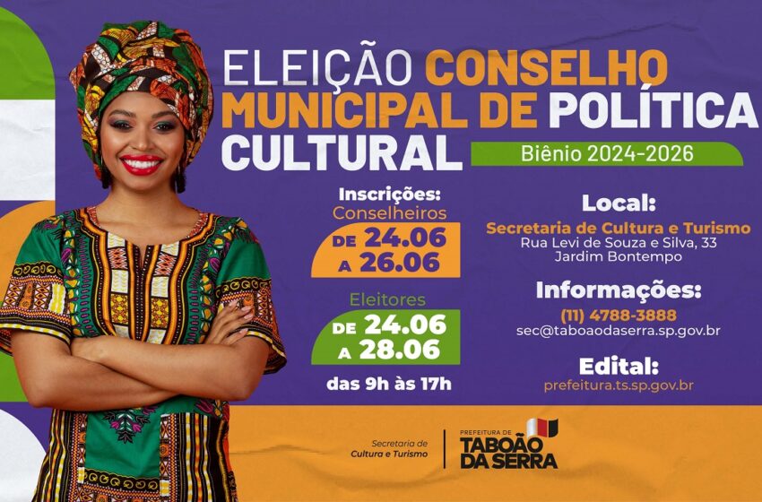  Governo Aprígio abre inscrições para eleição do Conselho Municipal de Política Cultural