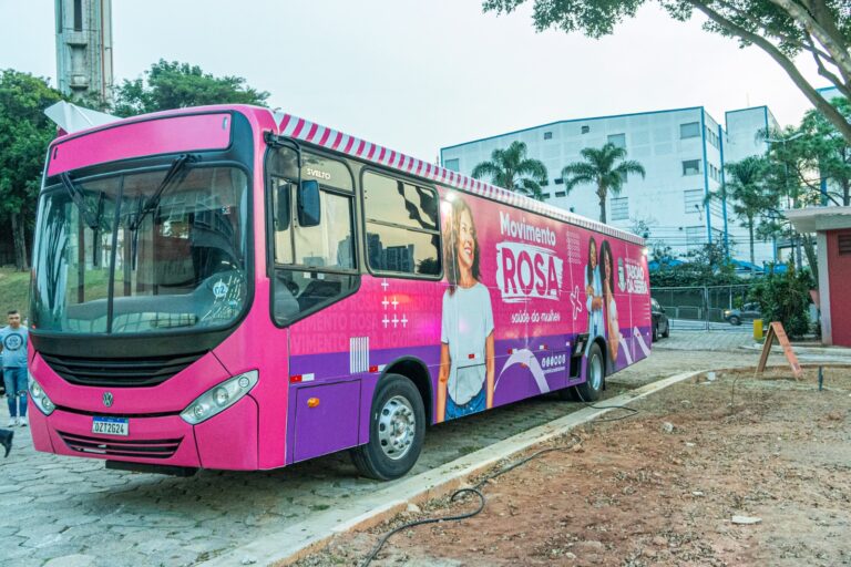 Prefeitura de Taboão da Serra já realizou 600 mamografias em Ônibus Movimento Rosa