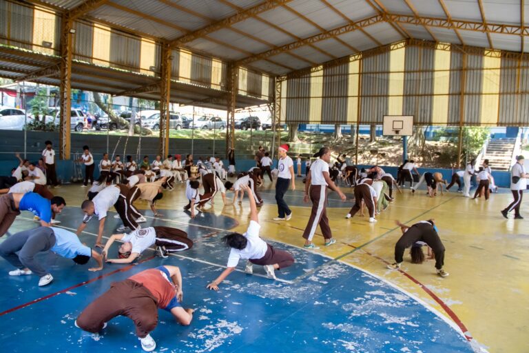 Viveiro Escola recebe evento de capoeira em Taboão da Serra